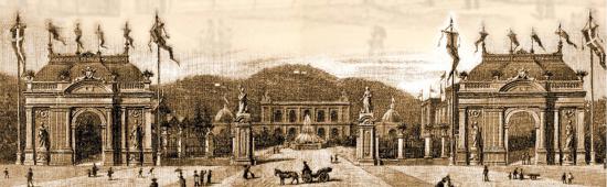 Ingresso principale dei Giardini Margherita (Miniatura 219x68 px)