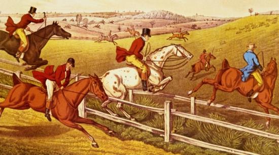 H. Alken, Fox Hunting, 1821 (particolare) (Miniatura 219x121 px)