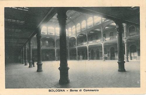 Borsa di Commercio, cartolina 1926 (Miniatura 500x328 px)