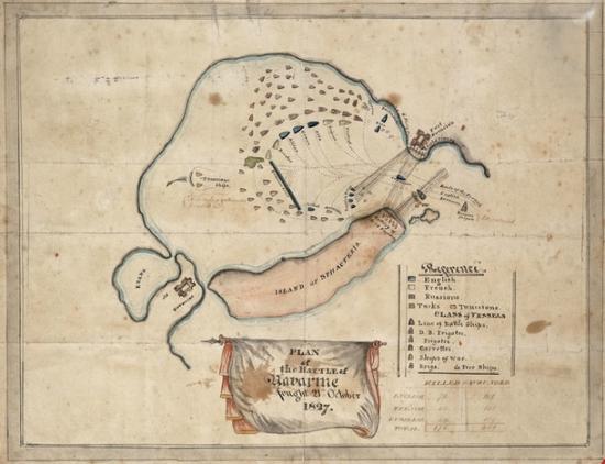 Plan of the Battle of Navarino (Miniatura 219x168 px)