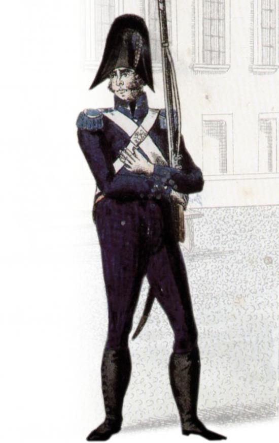 Carabiniere con uniforme del 1814 (Miniatura 219x347 px)