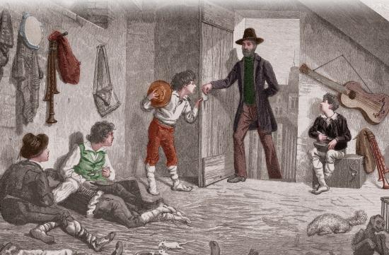 Mazzini esule a Londra pensa ad una scuola (Miniatura 219x144 px)