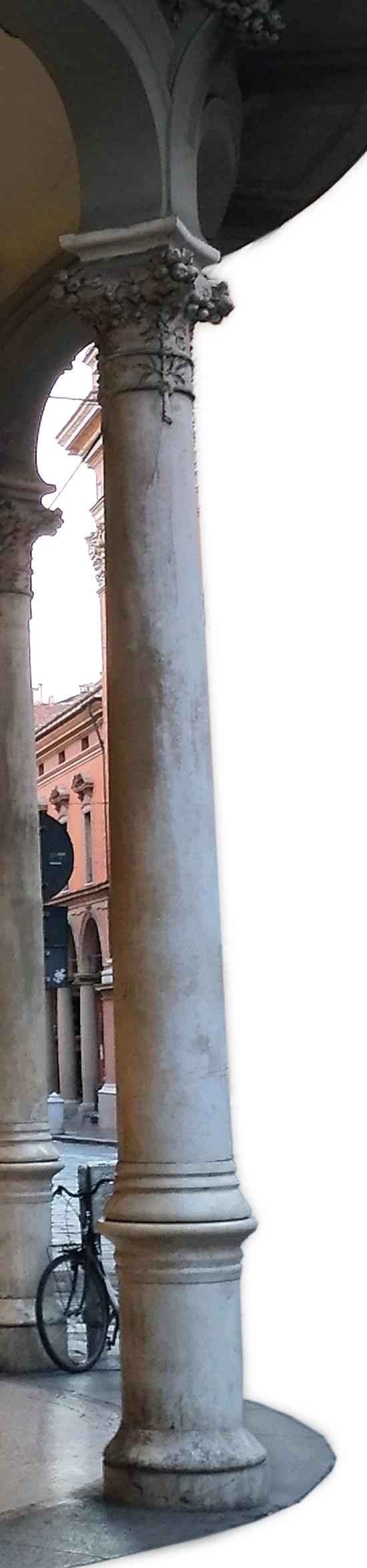 Colonna del portico di Palazzina Majani (Miniatura 219x934 px)