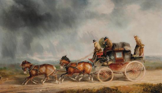 C. C. Henderson, The London mail coach (Miniatura 219x126 px)