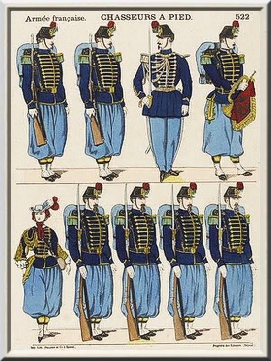 chasseurs a pied Armée Francaise (Miniatura 219x292 px)