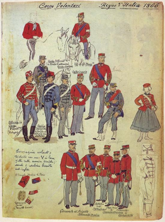 Corpo volontari regno d italia 1866 (Miniatura 219x293 px)